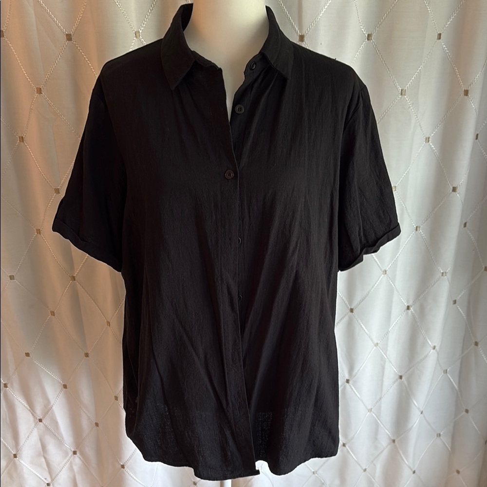 Women’s 100% cotton button down top - Picture 2 of 6